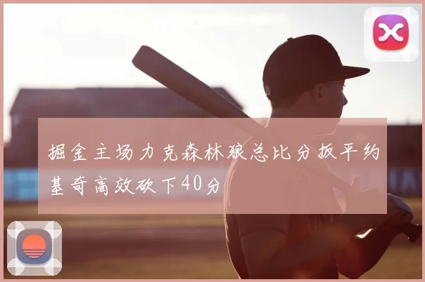 掘金主场力克森林狼总比分扳平约基奇高效砍下40分